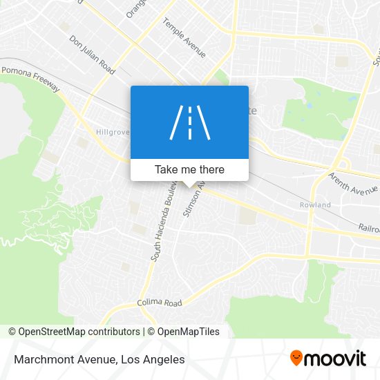 Mapa de Marchmont Avenue