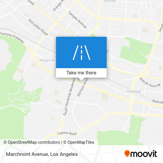 Marchnont Avenue map