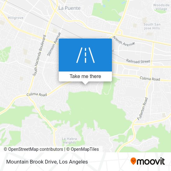 Mountain Brook Drive map