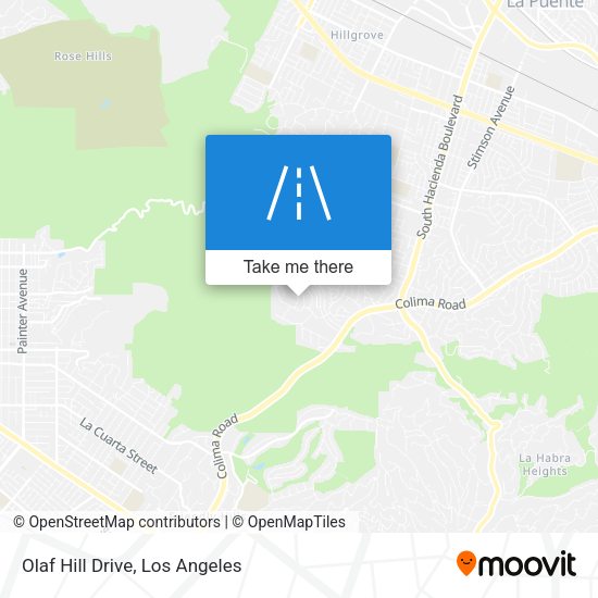 Mapa de Olaf Hill Drive