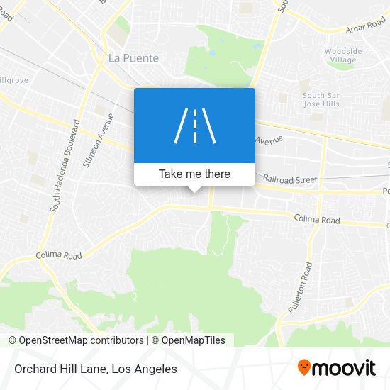 Mapa de Orchard Hill Lane