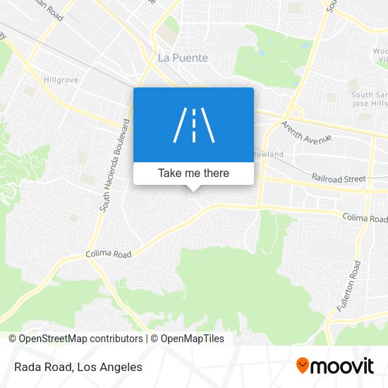 Mapa de Rada Road