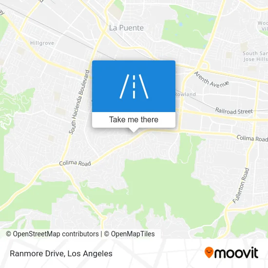 Ranmore Drive map