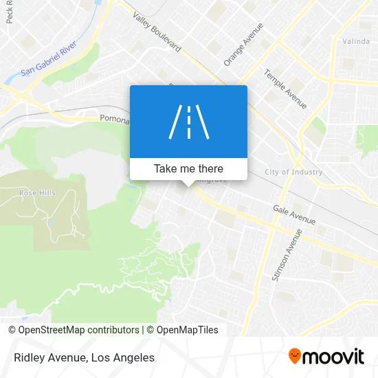 Ridley Avenue map