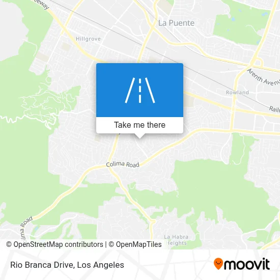 Rio Branca Drive map