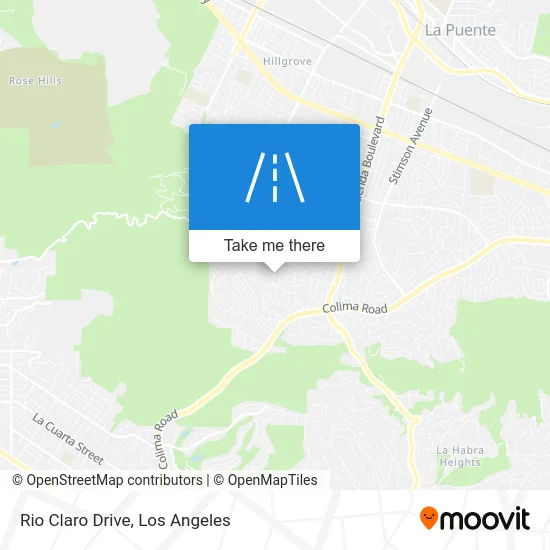 Rio Claro Drive map