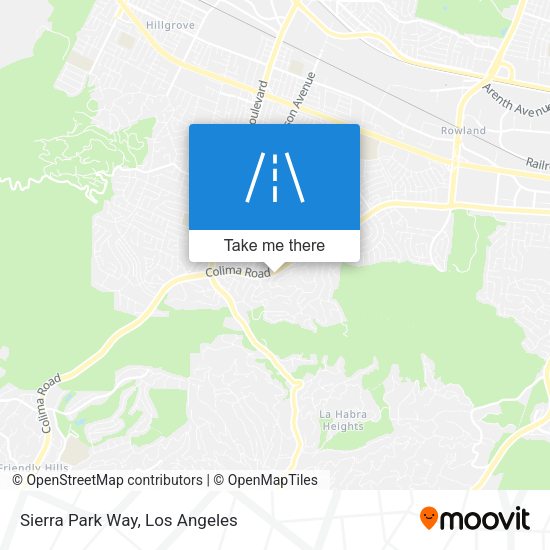 Mapa de Sierra Park Way