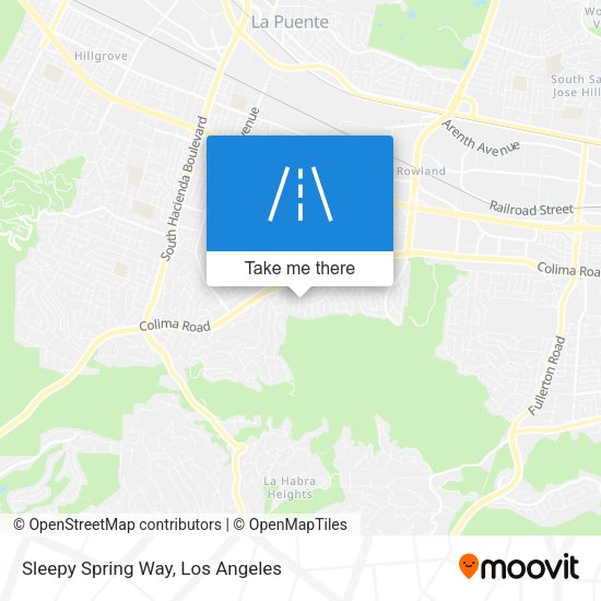Mapa de Sleepy Spring Way