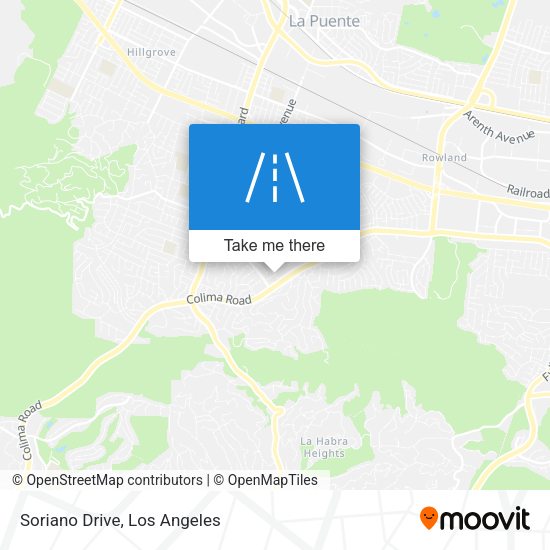 Soriano Drive map