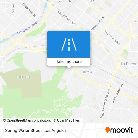 Spring Water Street map
