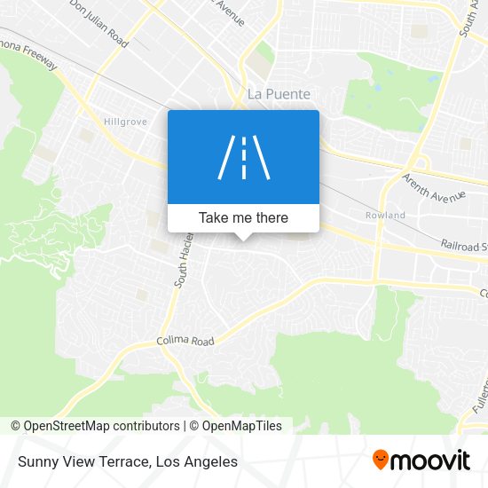 Mapa de Sunny View Terrace