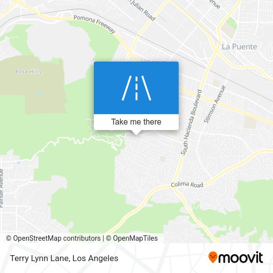 Terry Lynn Lane map