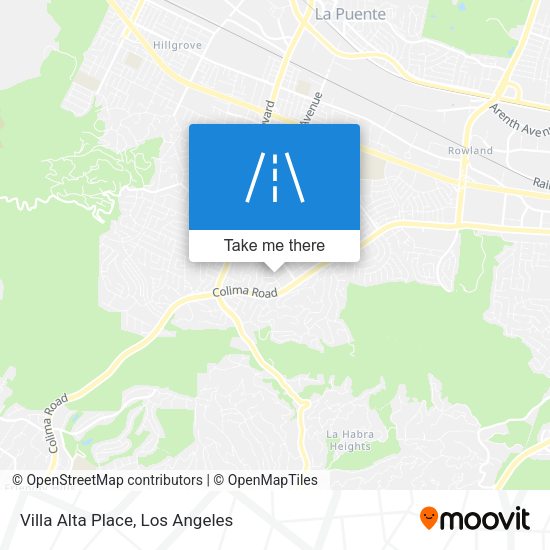 Villa Alta Place map
