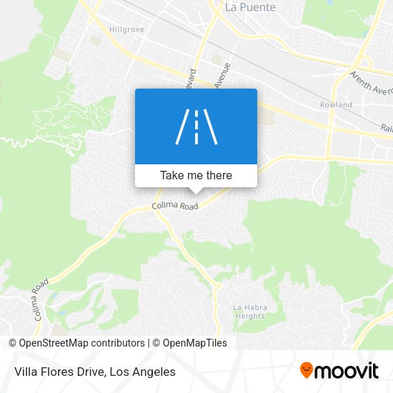Villa Flores Drive map