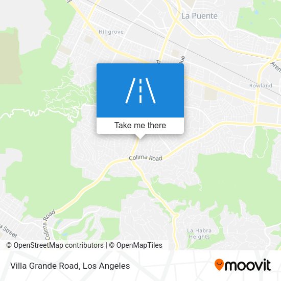 Villa Grande Road map