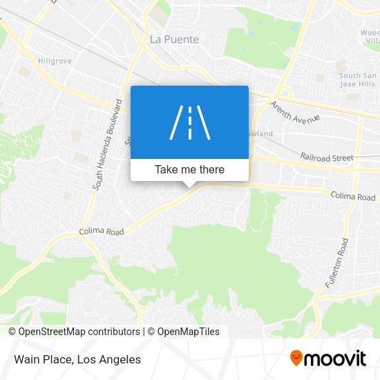 Mapa de Wain Place