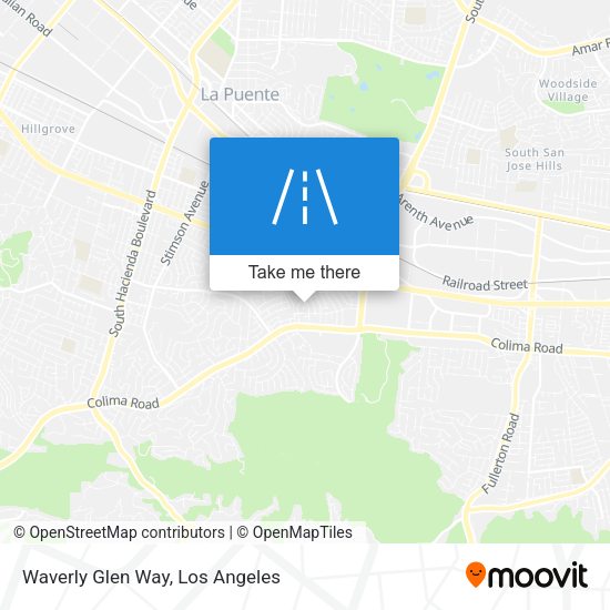 Waverly Glen Way map