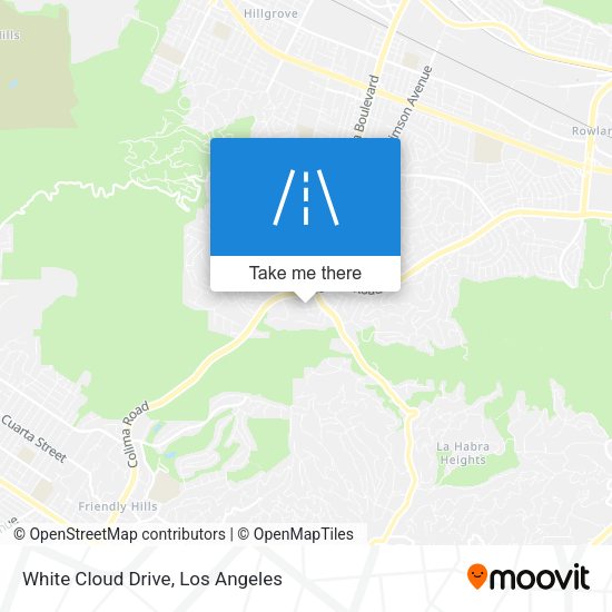 White Cloud Drive map