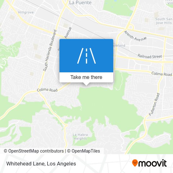 Mapa de Whitehead Lane
