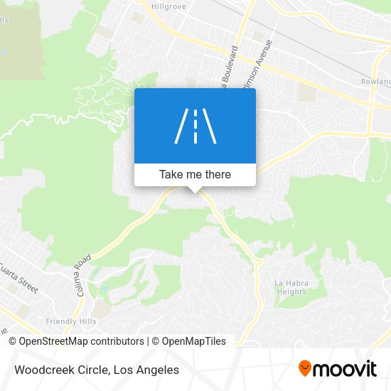 Woodcreek Circle map