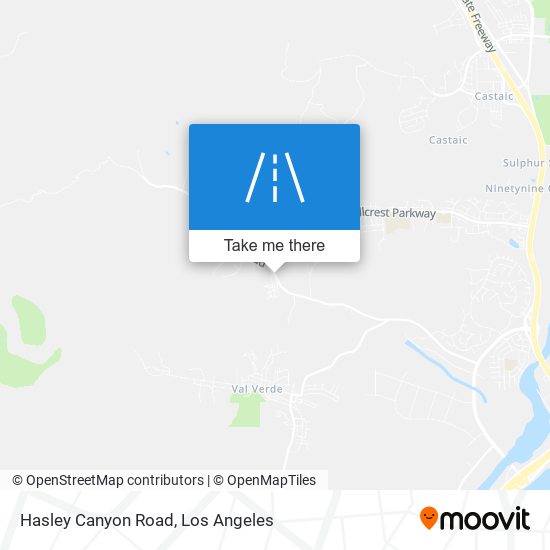 Mapa de Hasley Canyon Road