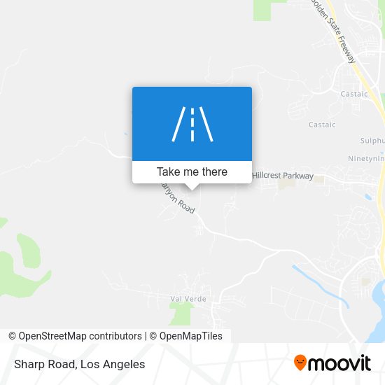 Mapa de Sharp Road