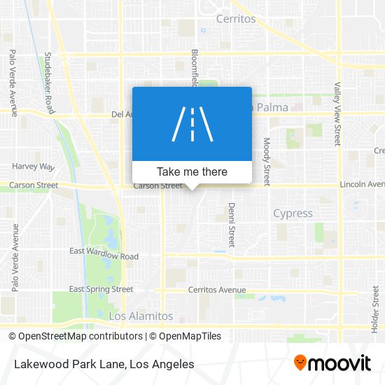 Mapa de Lakewood Park Lane