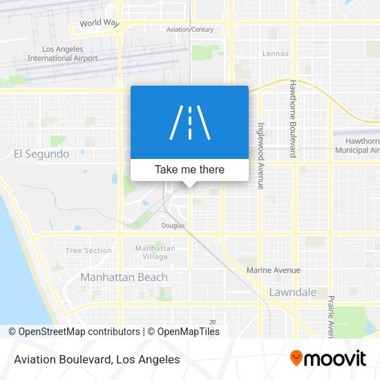 Mapa de Aviation Boulevard