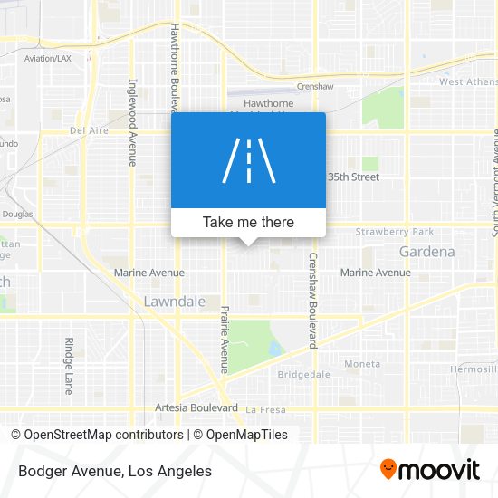 Mapa de Bodger Avenue