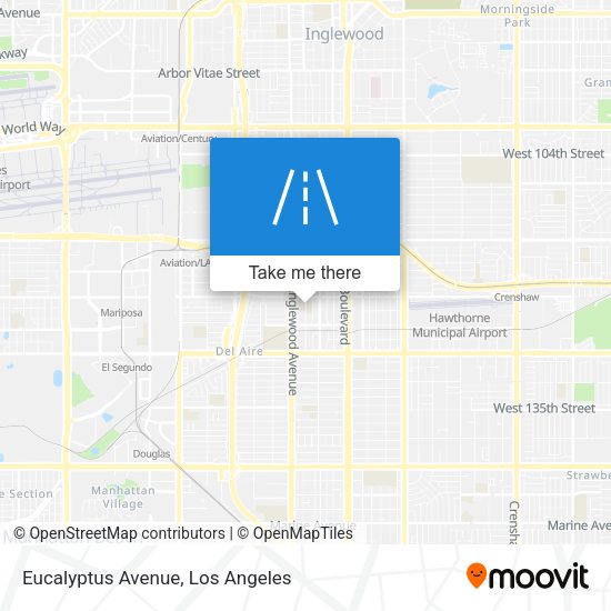 Eucalyptus Avenue map
