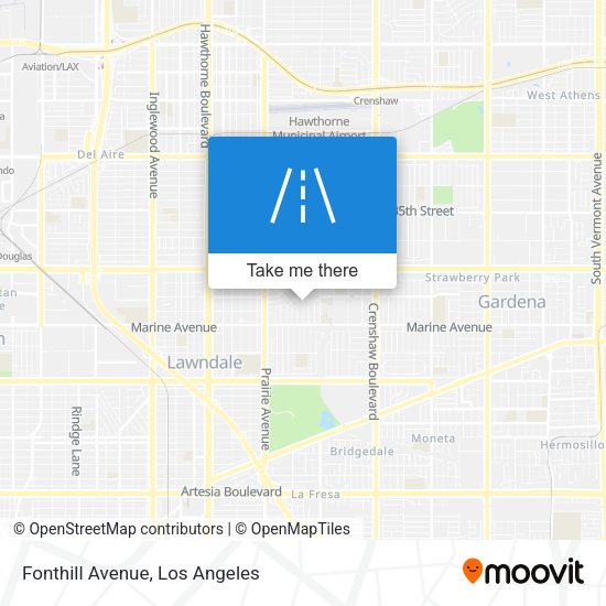 Mapa de Fonthill Avenue