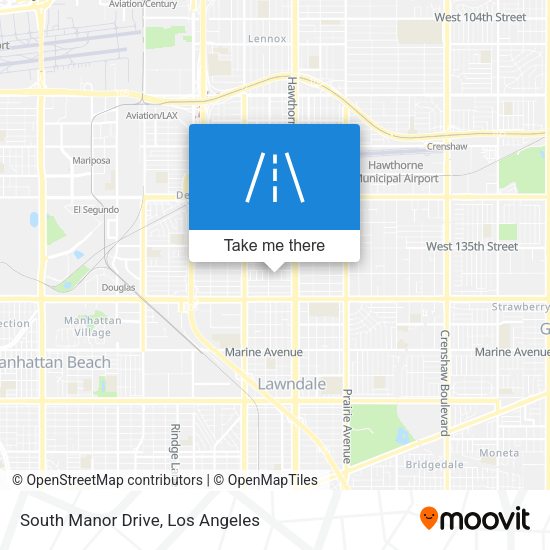 South Manor Drive map