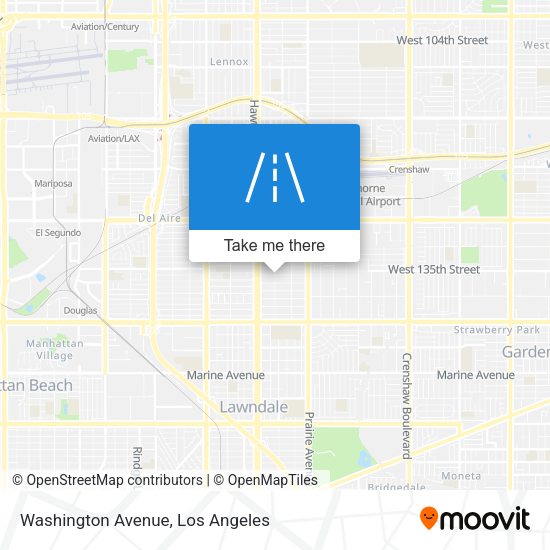Mapa de Washington Avenue