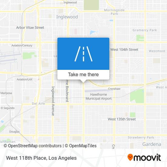 Mapa de West 118th Place