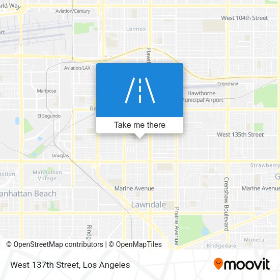 Mapa de West 137th Street