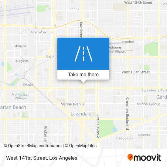 Mapa de West 141st Street