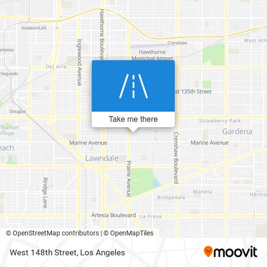 West 148th Street map