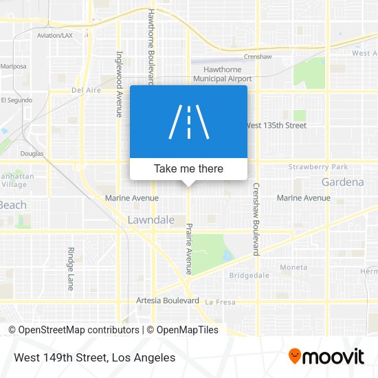 Mapa de West 149th Street