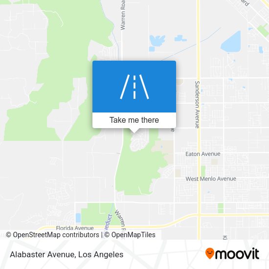 Alabaster Avenue map