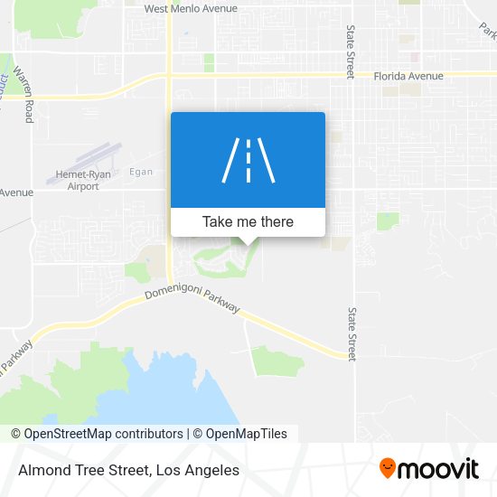 Almond Tree Street map