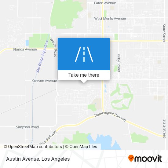 Mapa de Austin Avenue