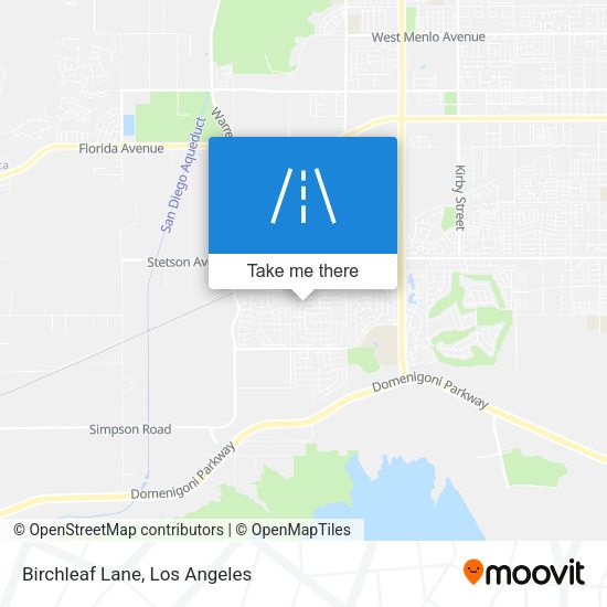 Mapa de Birchleaf Lane