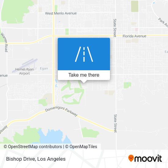 Mapa de Bishop Drive