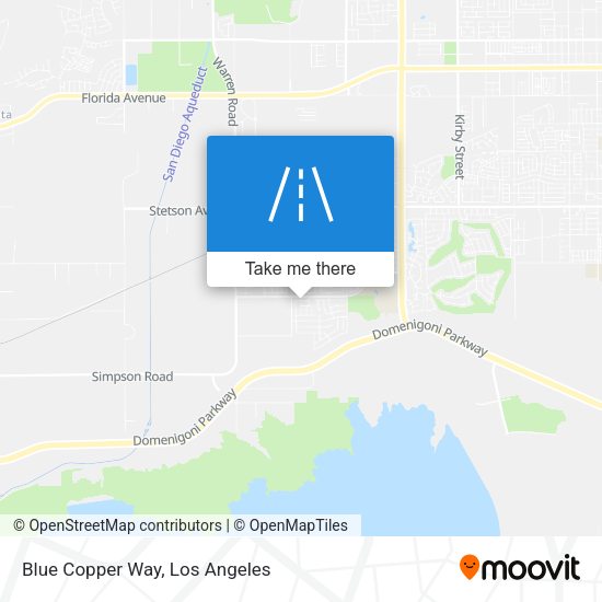 Blue Copper Way map