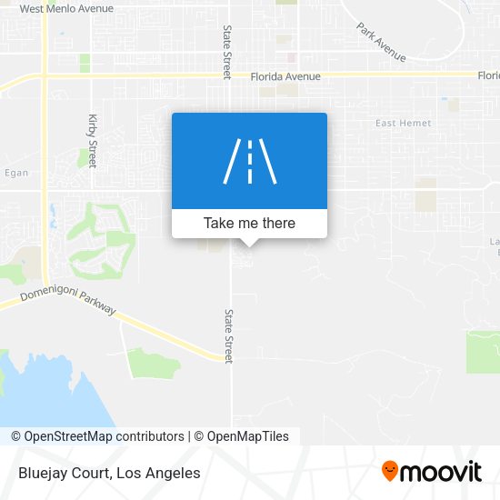 Mapa de Bluejay Court