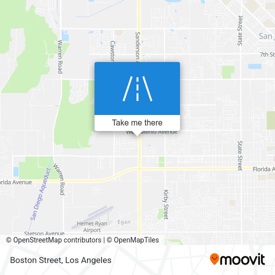 Mapa de Boston Street