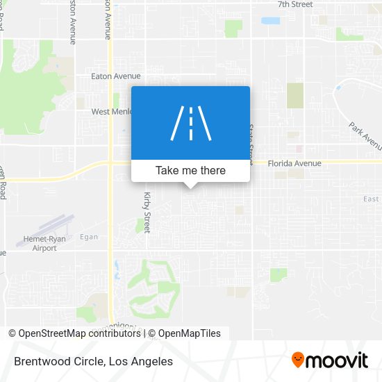 Brentwood Circle map
