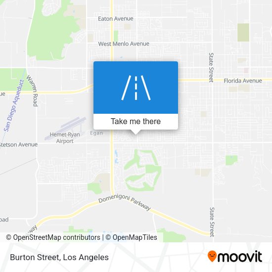 Mapa de Burton Street