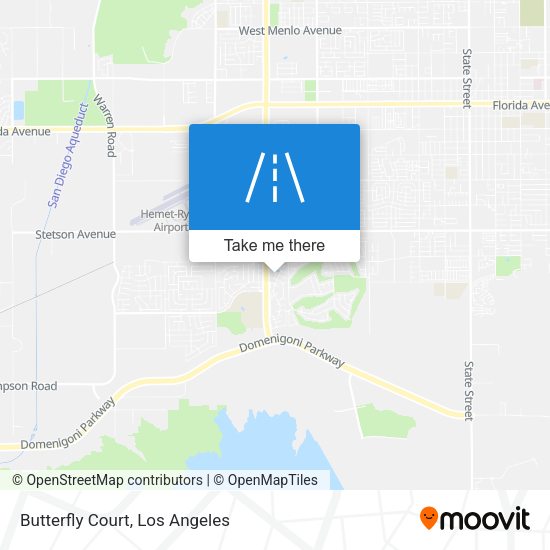 Mapa de Butterfly Court