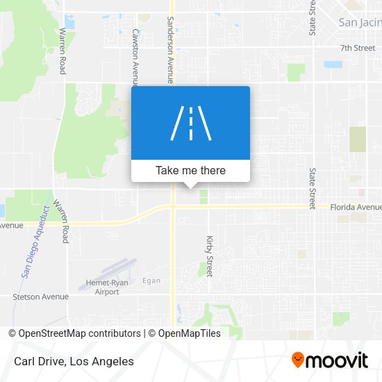 Mapa de Carl Drive